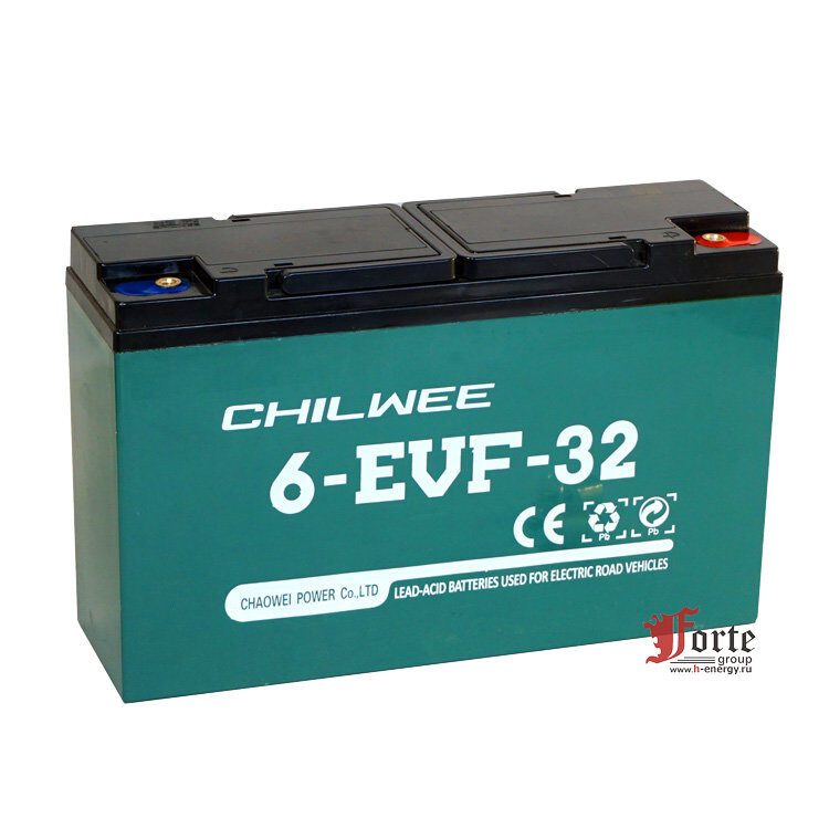 Chilwee 6-EVF-32 (12V-34AH/C5) — Аккумуляторная батарея фото 2